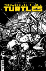 TEENAGE MUTANT NINJA TURTLES 9 KEVIN EASTMAN 1:10 B&W Ratio Variant