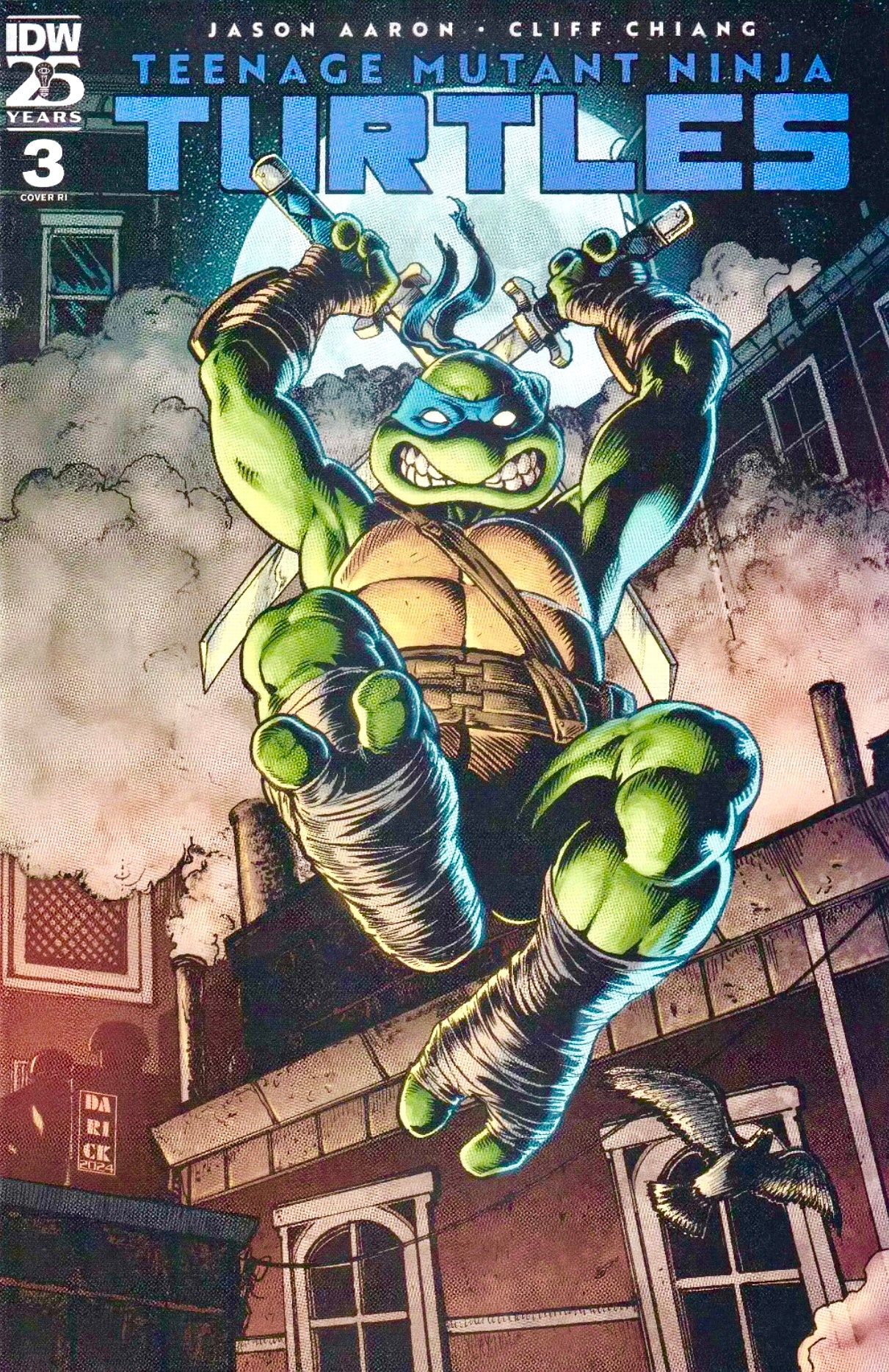 TEENAGE MUTANT NINJA TURTLES 2024 #3 DARICK ROBERTSON 1:50 Ratio Variant