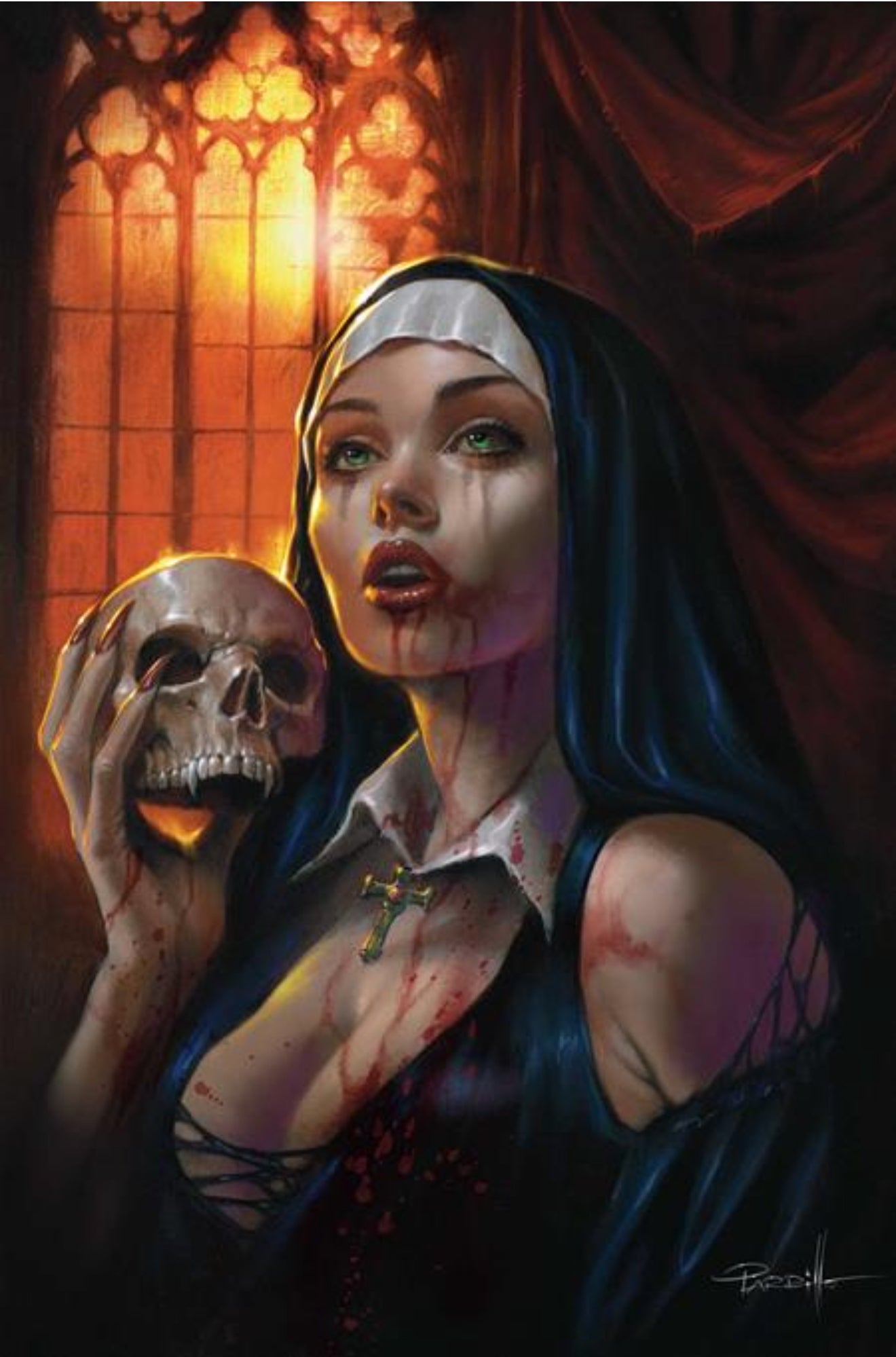 VAMPIRELLA #8 LUCIO PARRILLO 1:20 Virgin Ratio Variant Cvr M