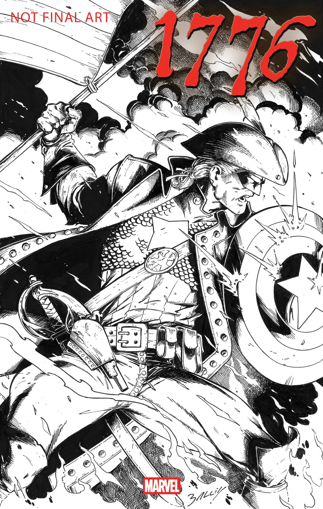 1776 #1 MARK BAGLEY 1:25 Ratio Variant