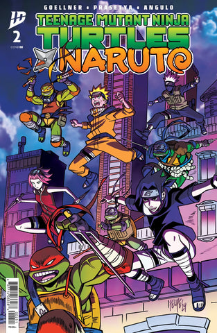 TEENAGE MUTANT NINJA TURTLES X NARUTO 2 FELIPE SMITH 1:25 Ratio Variant