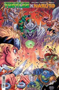 TEENAGE MUTANT NINJA TURTLES X NARUTO 4 FREDDIE WILLIAMS II 1:100 Ratio Variant