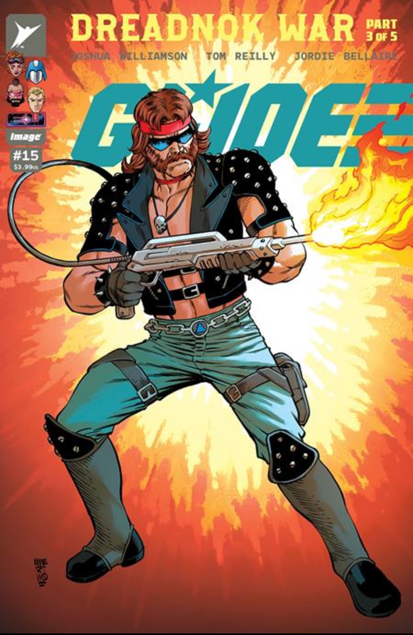 GI JOE #15 JESUS MERINO & ADRIANO LUCAS 1:25 Ratio Variant Cvr D