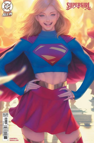 SUPERGIRL #1 STANLEY ARTGERM LAU FOIL Variant Cvr F