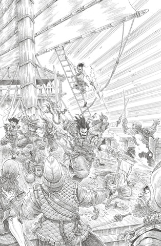 BRZRKR THE BLEEDING TIDE #1 JAMES STOKOE 1:25 Virgin Ratio Variant