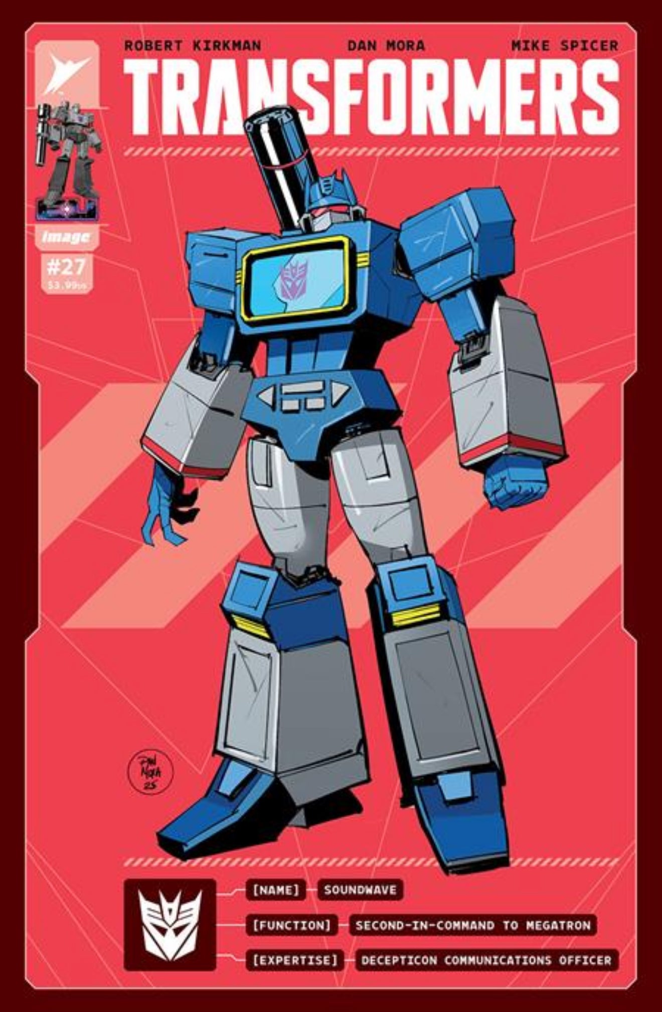 TRANSFORMERS #27 DAN MORA & ANDRES JUAREZ 1:50 Ratio Variant Cvr E