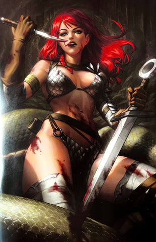 SAVAGE RED SONJA 1 EJIKURE Virgin Variant LTD 400 COA