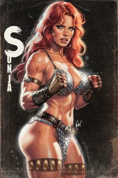 RED SONJA SHE DEVIL WITH A SWORD #1 CEDRIC POULAT 616 COMICS Virgin Variant B LTD 500