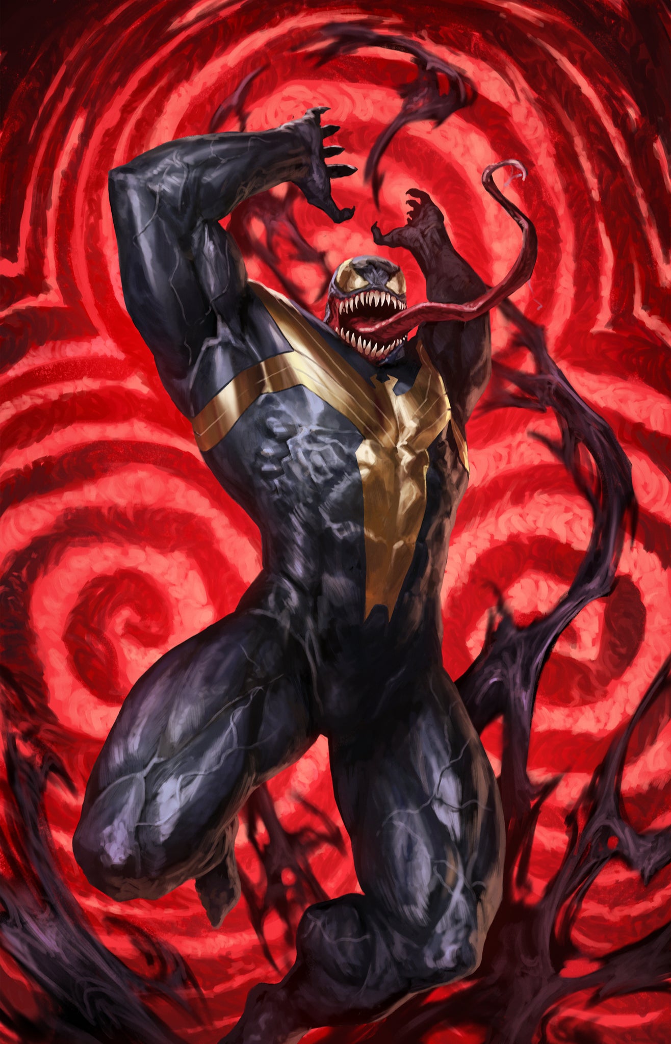AMAZING SPIDER-MAN VENOM DEATH SPIRAL #1 SKAN 1:100 Venom Virgin