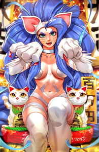 DARKSTALKERS FELICIA #1 DERRICK CHEW Variant A LTD 400 COA