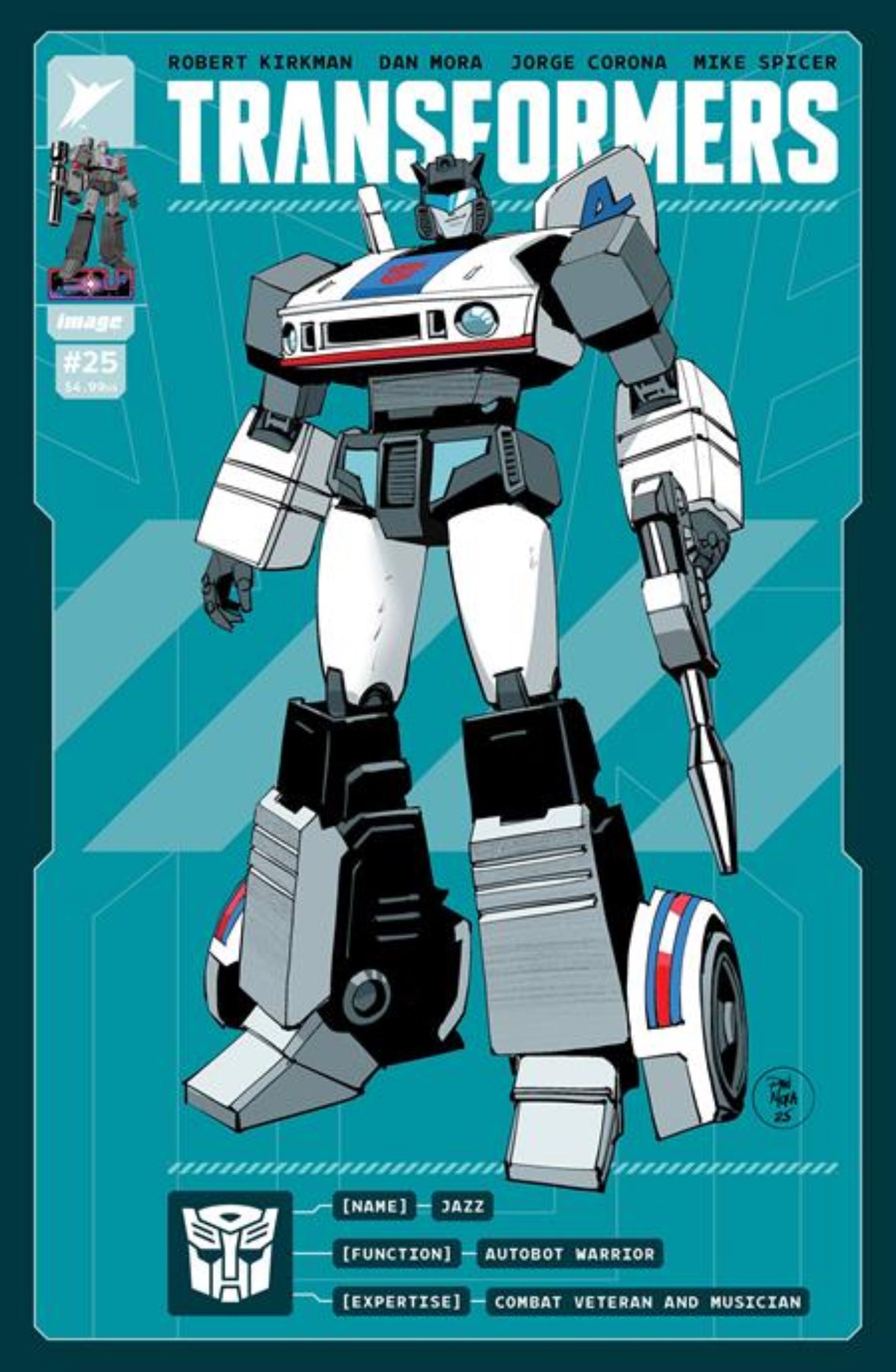 TRANSFORMERS #25 DAN MORA & ANDRES JUAREZ 1:50 Ratio Variant Cvr E