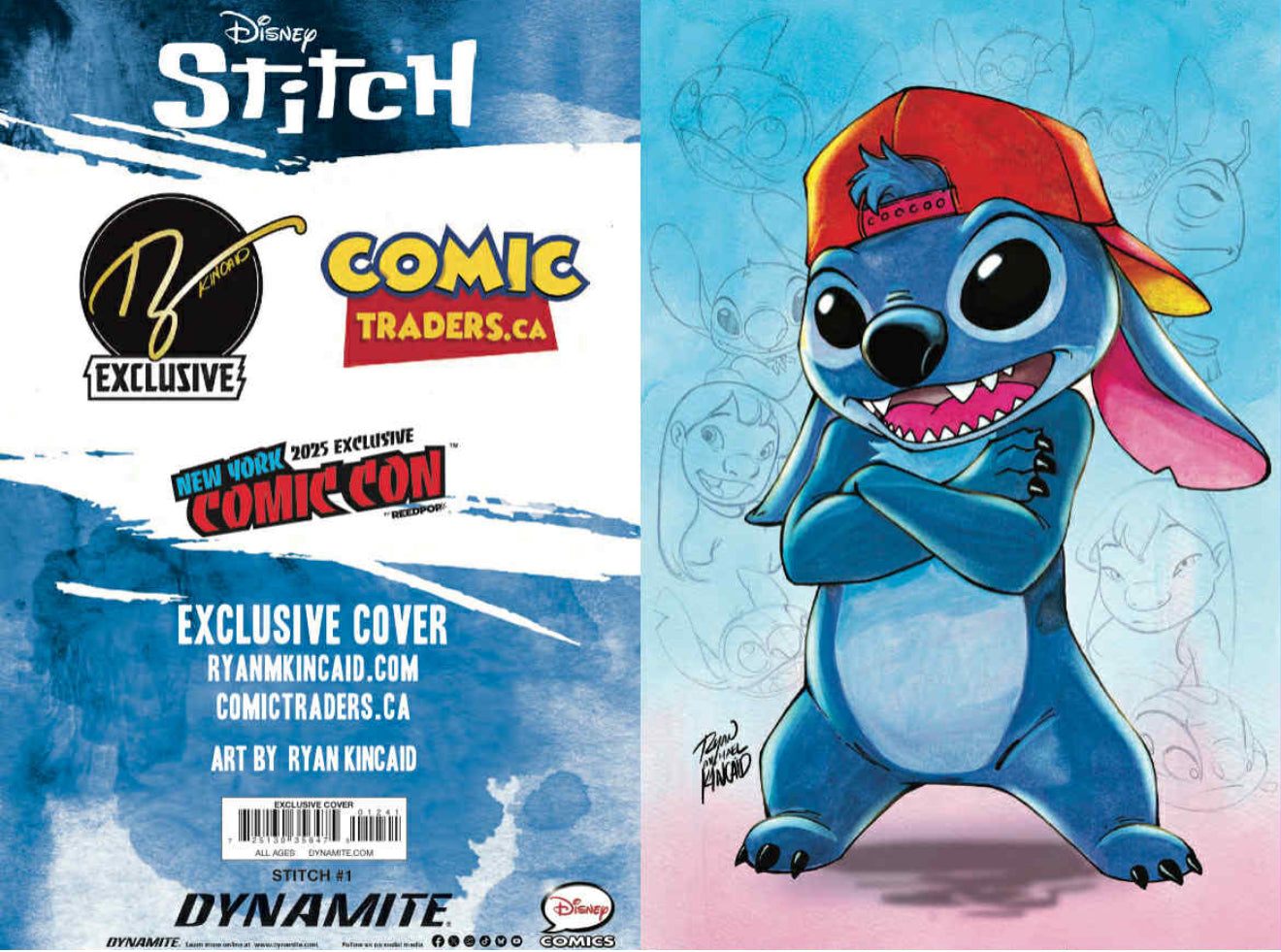 STITCH #1 RYAN KINCAID NYCC Exclusive Virgin Variant – The 616 Comics