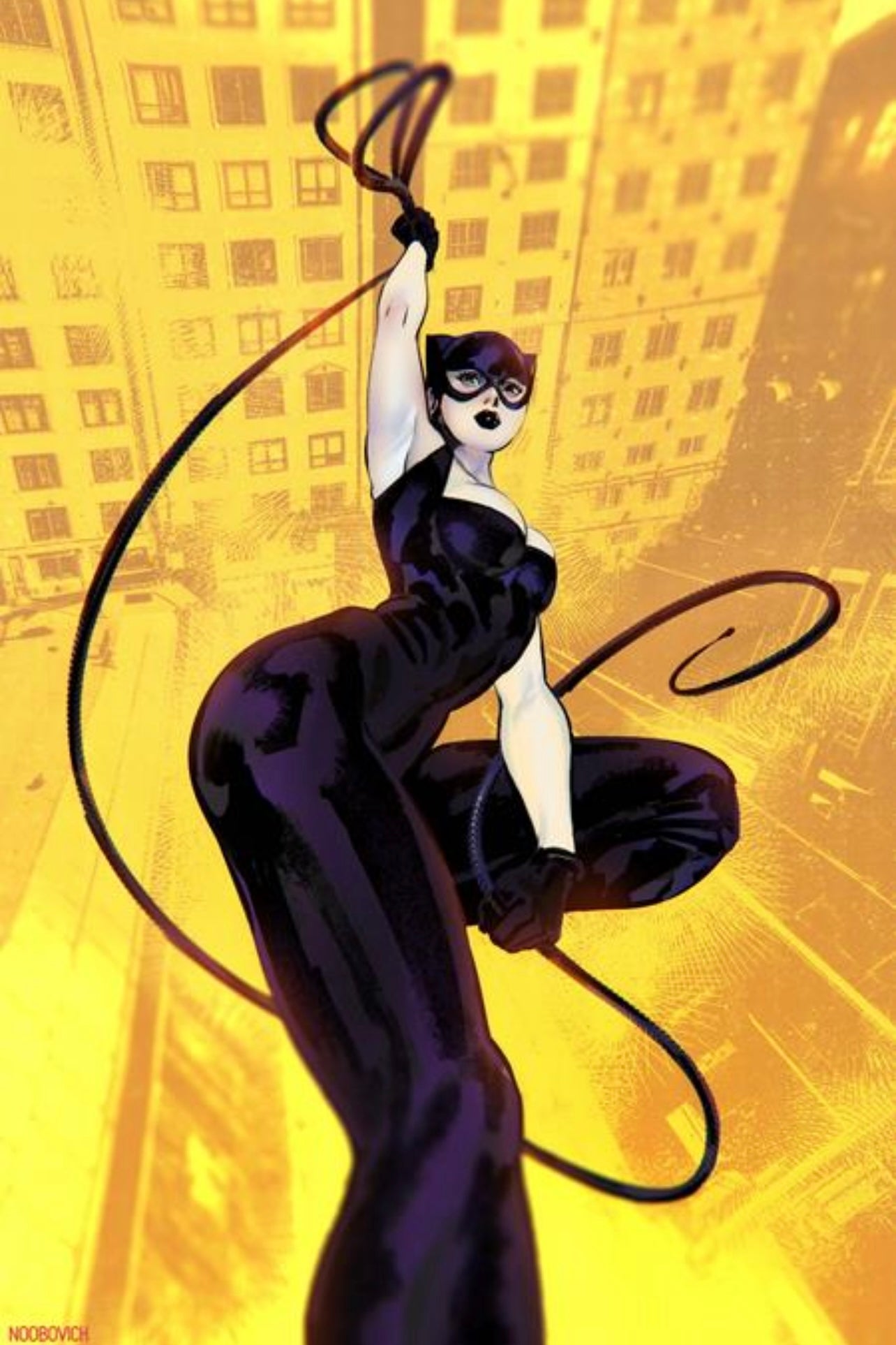 CATWOMAN #71 NOOBOVICH 1:25 Card Stock Ratio Variant Cvr E