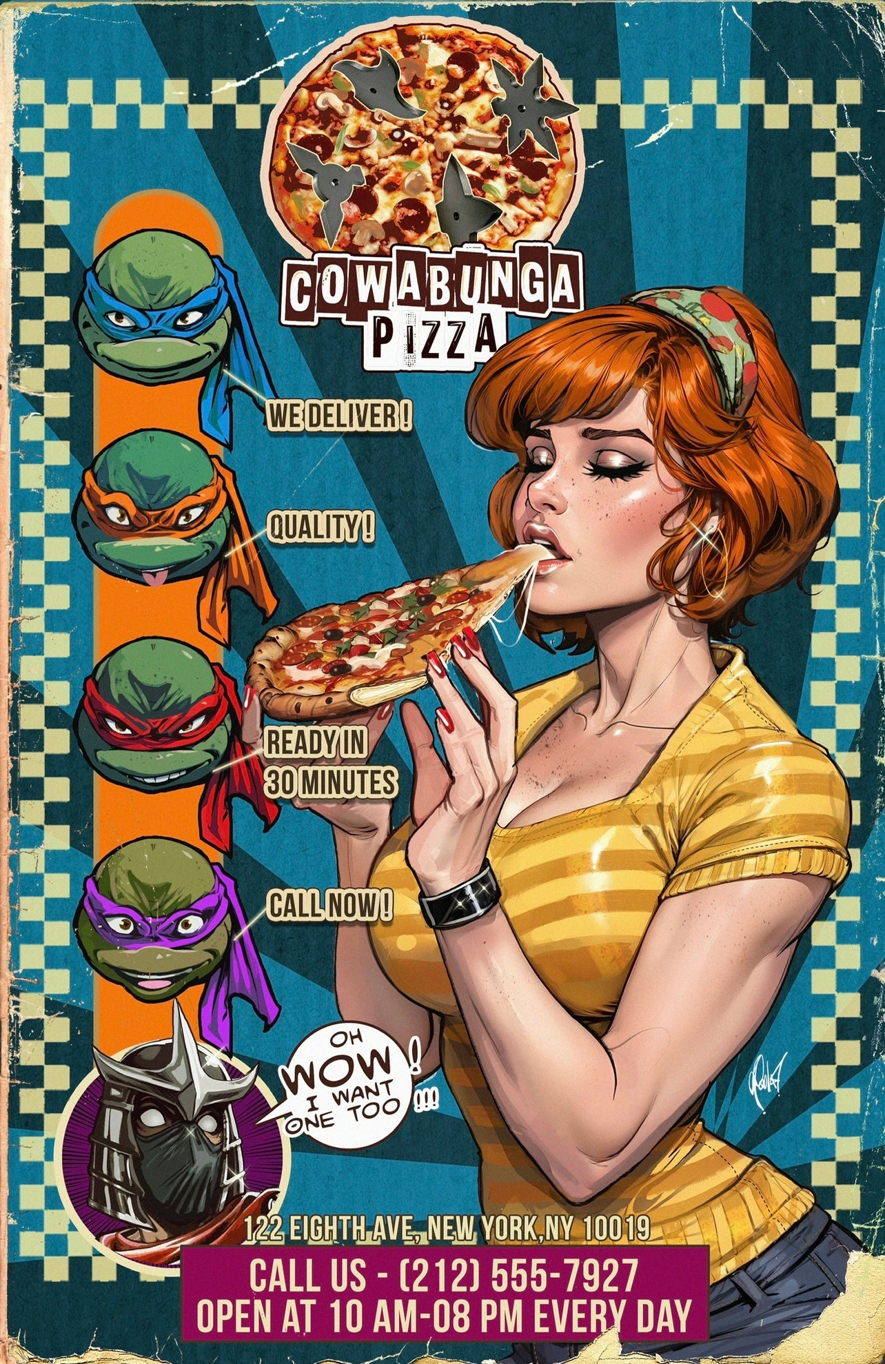 TEENAGE MUTANT NINJA TURTLES 9 CEDRIC POULAT 616 Virgin FOIL Variant B LTD 600