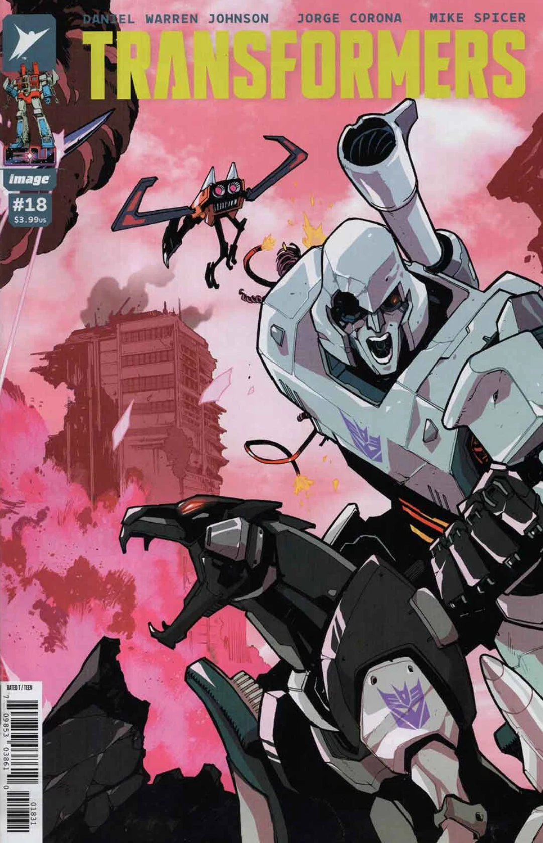 TRANSFORMERS #18 KARL KERSCHL 1:10 SPOILER Connecting Ratio Variant Cvr C