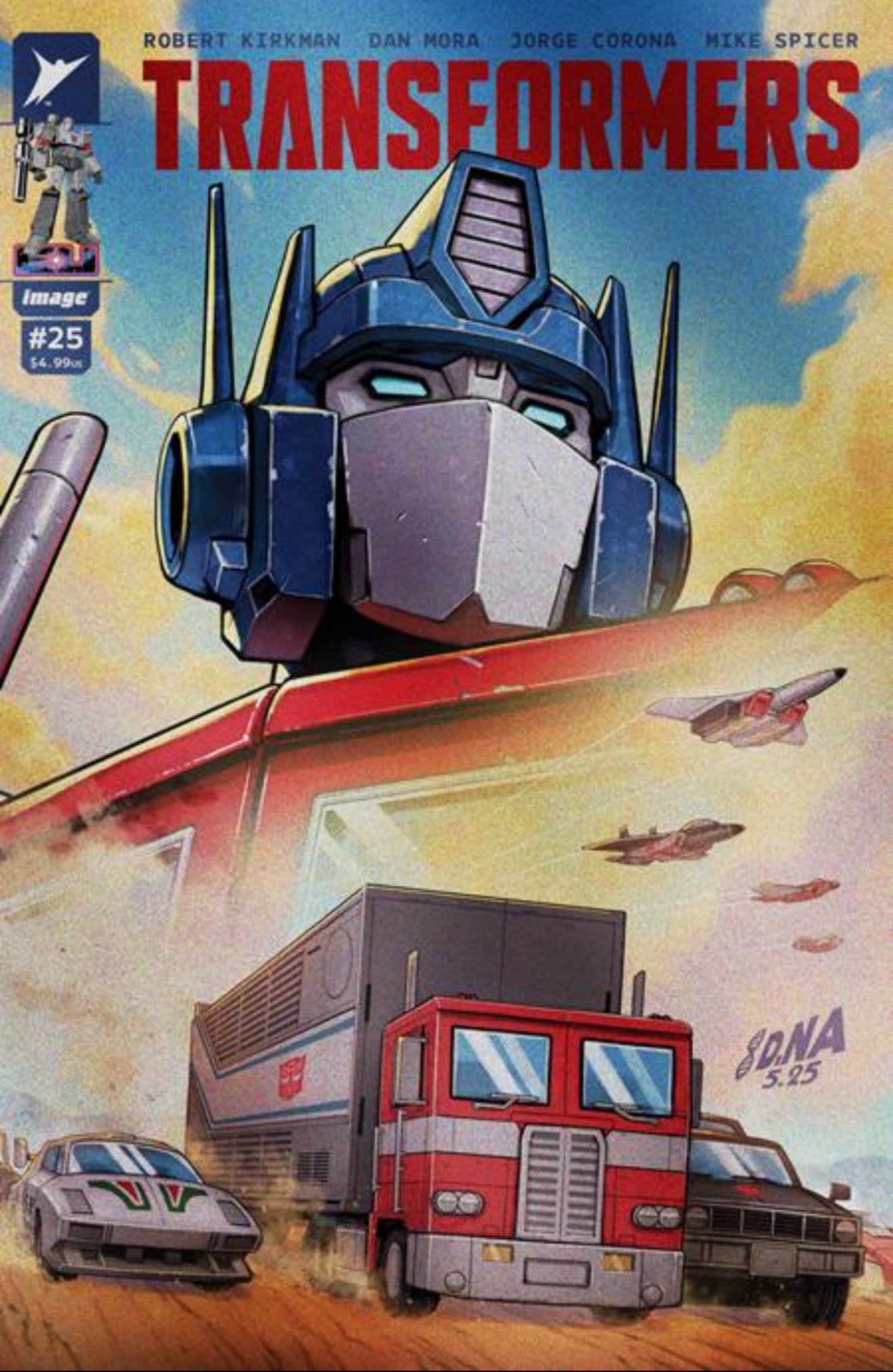 TRANSFORMERS #25 DAVID NAKAYAMA FOIL Variant Cvr I