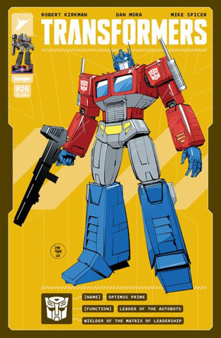 TRANSFORMERS #26 DAN MORA & ANDRES JUAREZ 1:50 Ratio Variant Cvr E