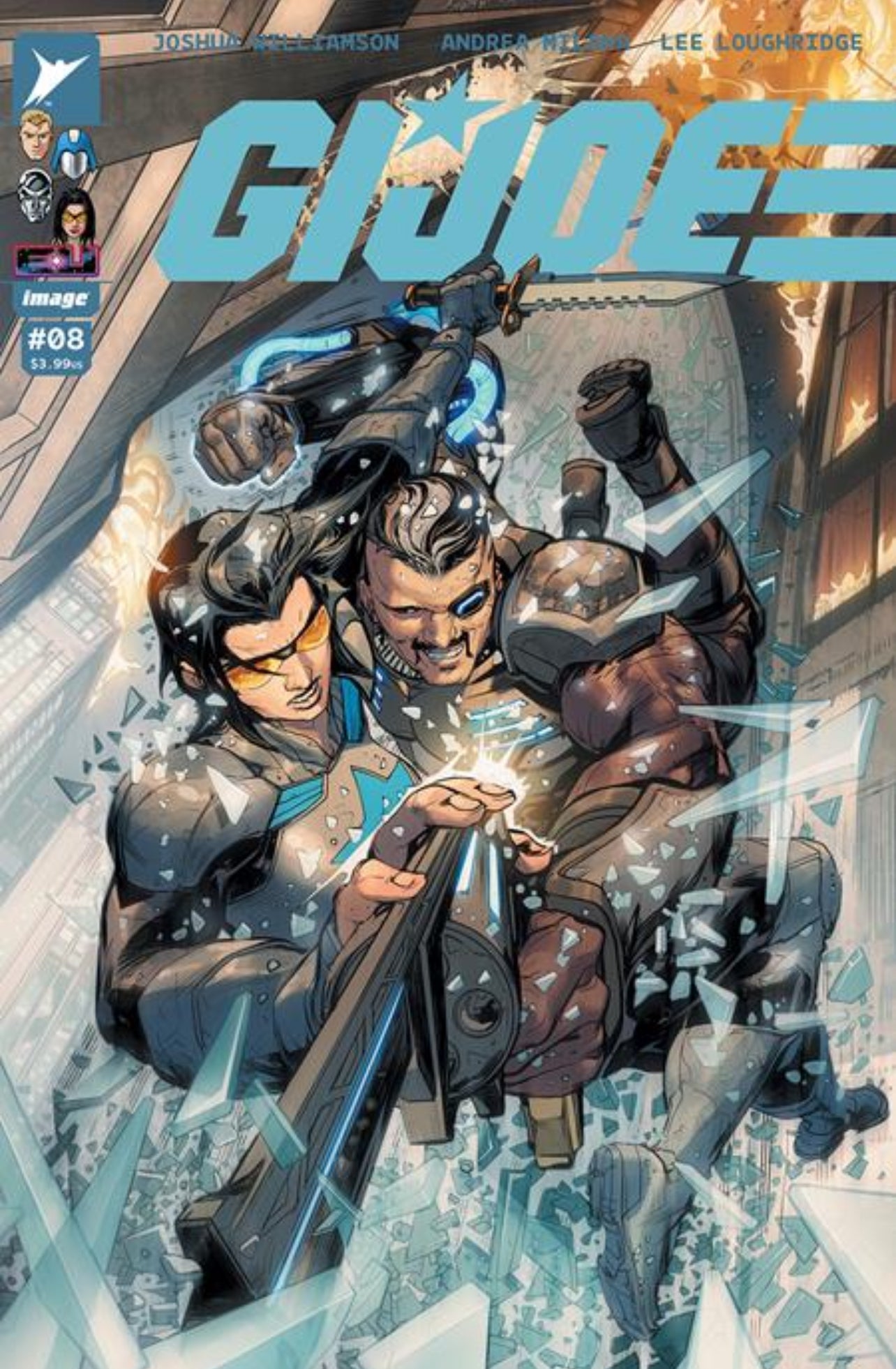 GI JOE #8 HOWARD PORTER & FAJARDO 1:100 FOIL Ratio Variant Cvr F