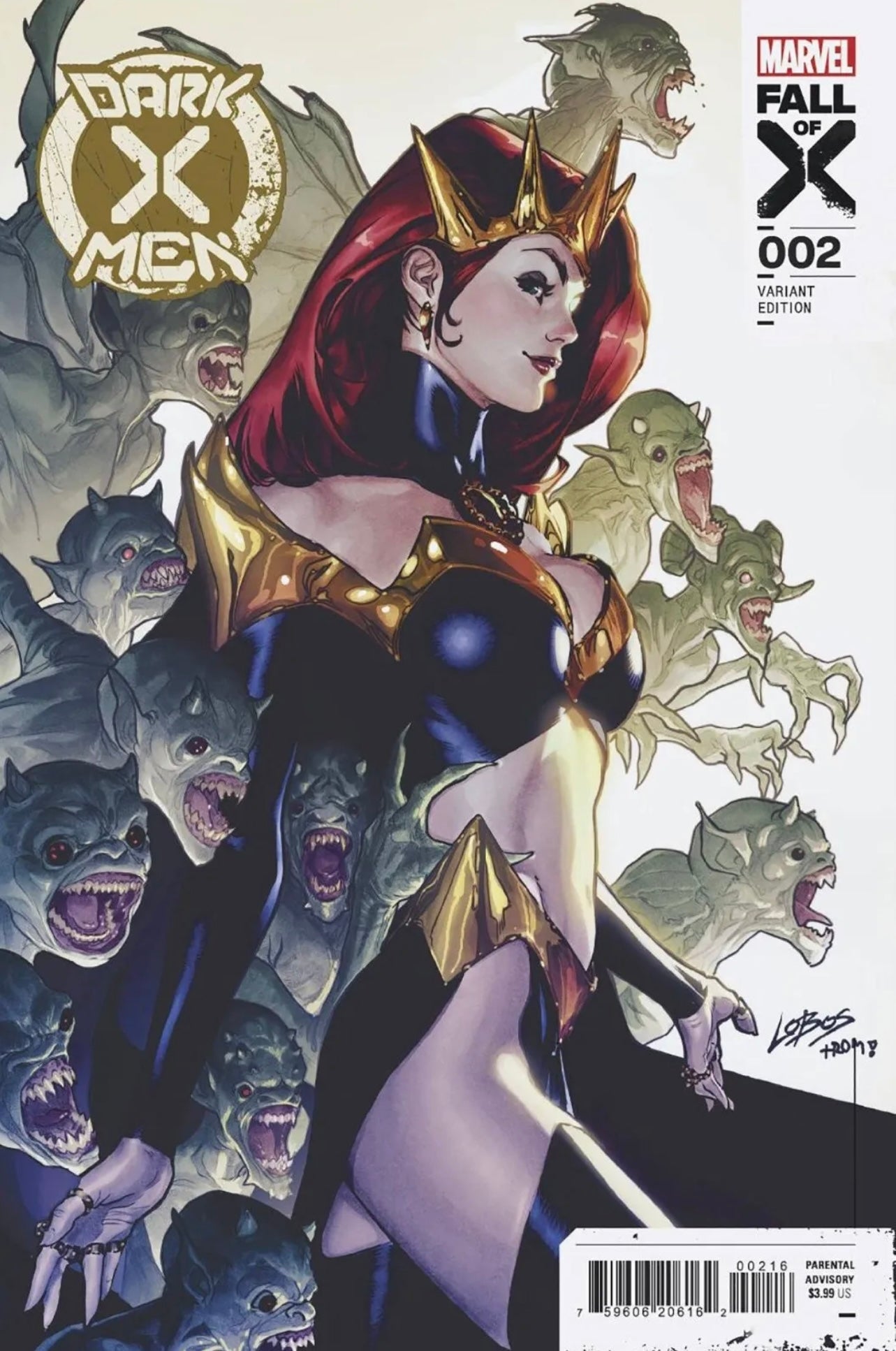 DARK X-MEN #2 LOBOS 1:25 Ratio Variant