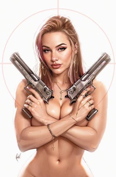 GUN HONEY DOUBLES DOWN #3 CEDRIC POULAT 616 COMICS WHATNOT Virgin Variant E LTD 250