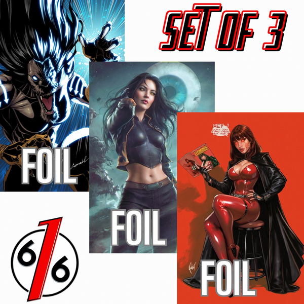 TERMINAL #1-2 GODTAIL & TIAGO & CEDRIC POULAT FOIL Variant Set Of 3 LTD 1000