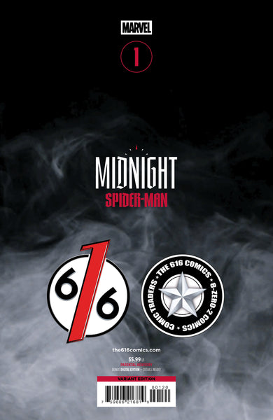 MIDNIGHT SPIDER-MAN #1 BJORN BARENDS 616 COMICS Trade Dress & Virgin Variant AB Set LTD 1000