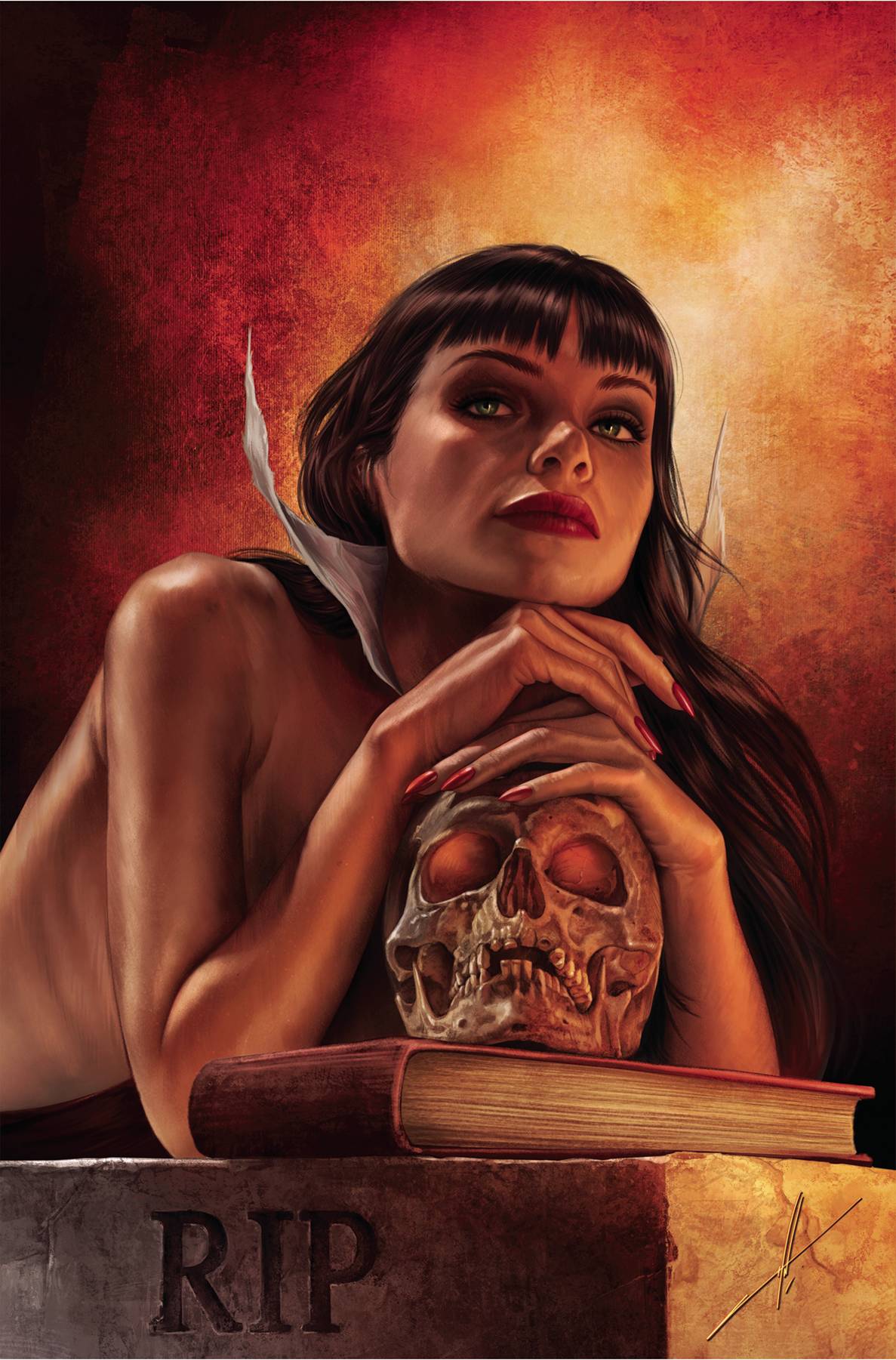 VAMPIRELLA #666 CARLA COHEN 1:10 Virgin Ratio Variant Cover K