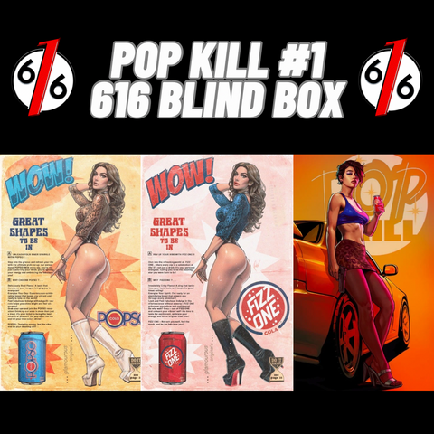 POP KILL #1 POULAT & TALAVERA & TIAGO & CHRIS NG 616 Comics BLIND BUNDLE Of 4 Variants LTD 150