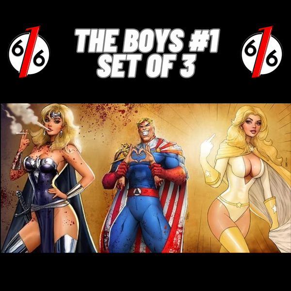 THE BOYS #1 NATHAN SZERDY & RYAN KINCAID Virgin Variant Connecting Set Of 3
