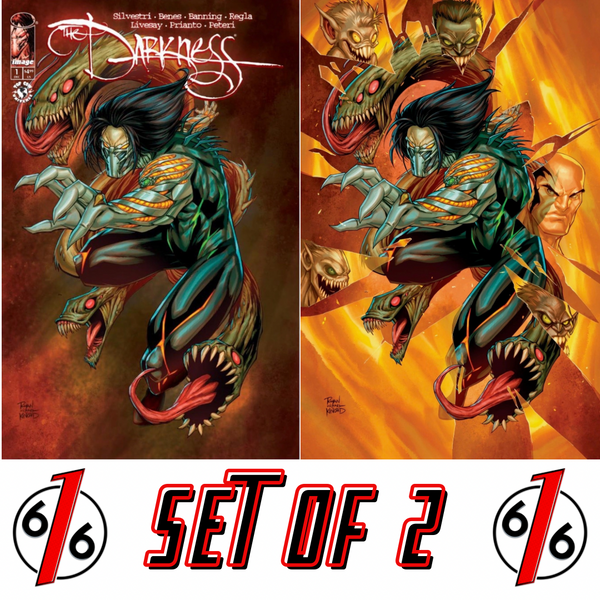 DARKNESS #1 RYAN KINCAID Trade Dress & Virgin Foil Variant AB Set LTD 500