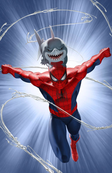 AMAZING SPIDER-MAN #1 JUNGGEUN YOON Jeff The Land Shark Variant Set LTD 1000