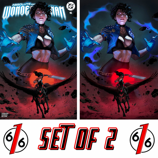 ABSOLUTE WONDER WOMAN #16 IVAN TALAVERA 616 Trade Dress & Virgin Variant AB Set LTD 1000