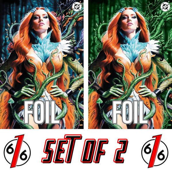 ABSOLUTE BATMAN #18 MIKE MAYHEW 616 COMICS Virgin FOIL Variant CD Set LTD 1000