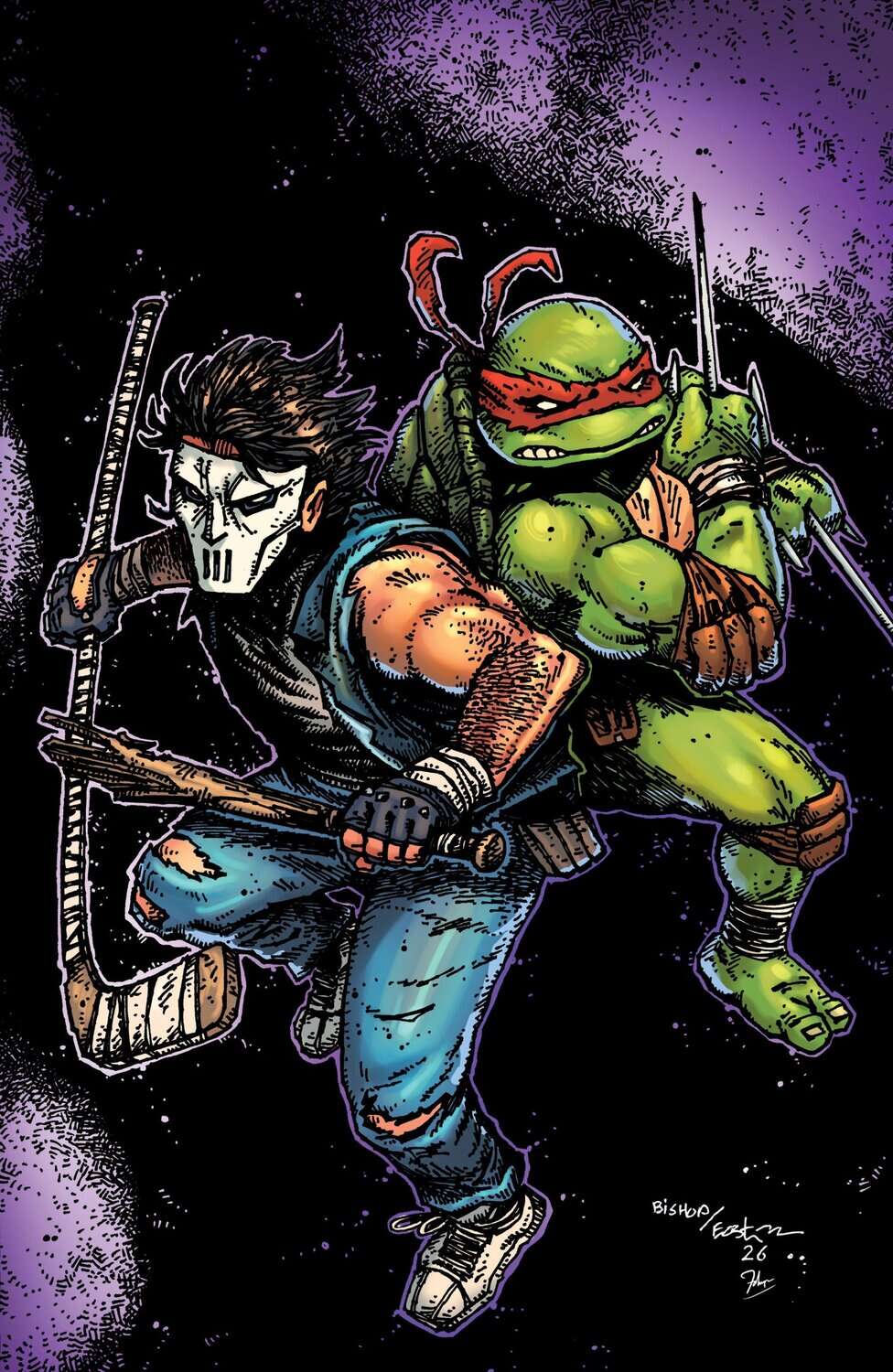 TEENAGE MUTANT NINJA TURTLES #16 EASTMAN & BISHOP 1:25 Virgin