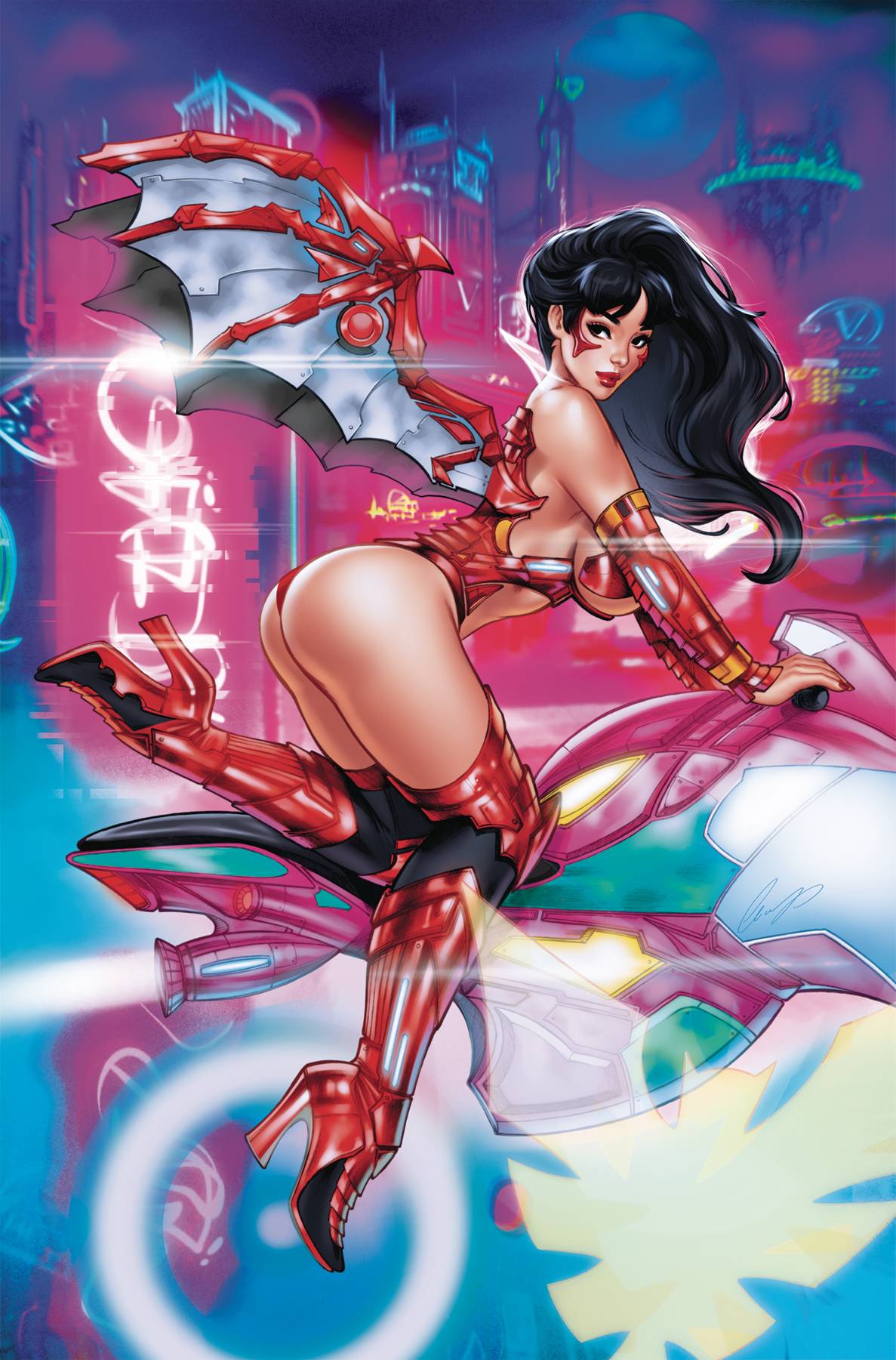 VAMPIRELLA #2 ELIAS CHATZOUDIS 1:15 Virgin FOIL Ratio Variant Cvr Q