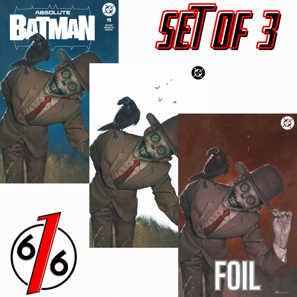 ABSOLUTE BATMAN #19 FABRIZIO DE TOMMASO 616 COMICS Variant ABC Set LTD 1000