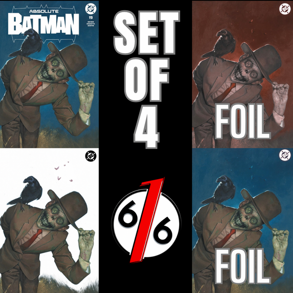 ABSOLUTE BATMAN #19 FABRIZIO DE TOMMASO 616 COMICS Variant ABCD Set LTD 1000