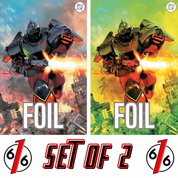 ABSOLUTE BATMAN #20 MIKE MAYHEW 616 COMICS Virgin FOIL Variant CD Set LTD 1000