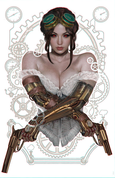 LADY MECHANIKA #1 SHIKARII & SORAH SUHNG Exclusive Virgin Variant Set LTD 500