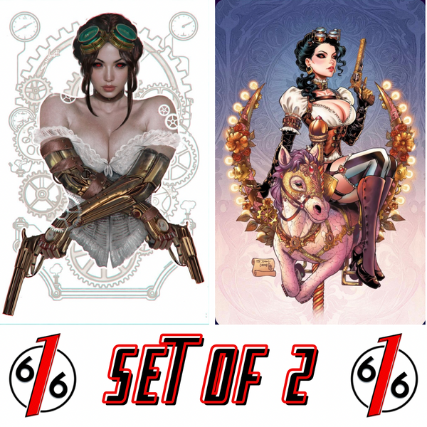 LADY MECHANIKA #1 SHIKARII & SORAH SUHNG Exclusive Virgin Variant Set LTD 500