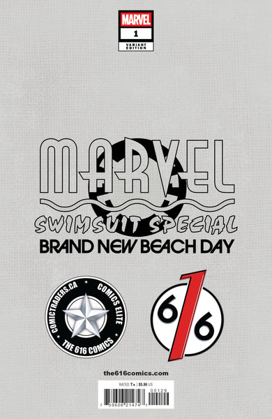 MARVEL SWIMSUIT SPECIAL BRAND NEW BEACH DAY #1 IVAN TALAVERA 616 COMICS Virgin Variant C LTD 1000
