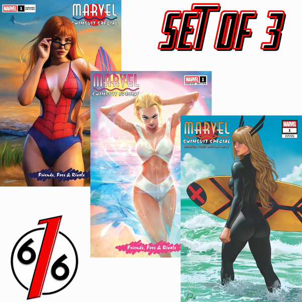 MARVEL SWIMSUIT SPECIAL 2025-2026 IVAN TALAVERA & SHANNON MAER & IVAN TAO 616 COMICS Variant Set LTD 3000