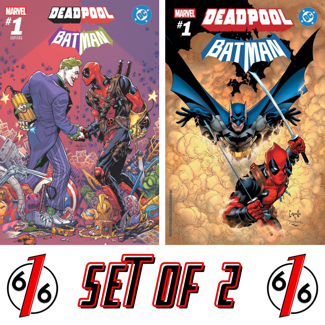 MARVEL DC DEADPOOL BATMAN #1 PATRICK GLEASON Variant & GREG CAPULLO Main Cvr LTD 3000