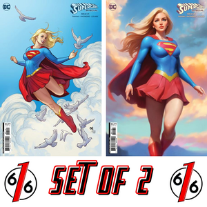 SUPERGIRL SPECIAL #1 FRANK CHO & WILL JACK Card Stock Variant Set