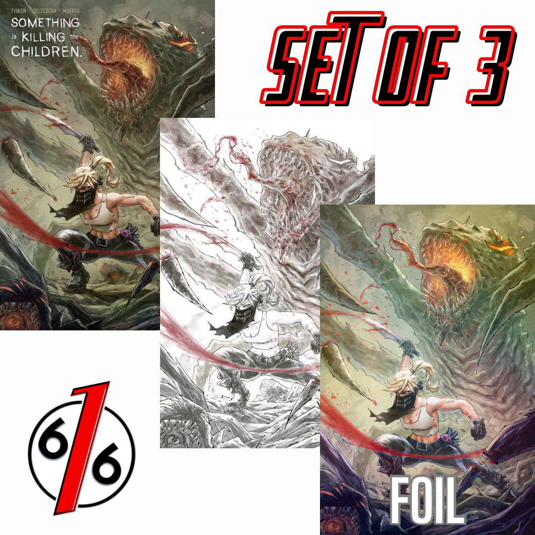 SOMETHING IS KILLING THE CHILDREN #43 ALAN QUAH Trade Dress & Virgin & FOIL Variant LTD 250