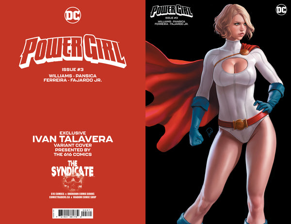 POWER GIRL #1 & 3 IVAN TALAVERA 616 Comics Variant Set Of 4 LTD 1500