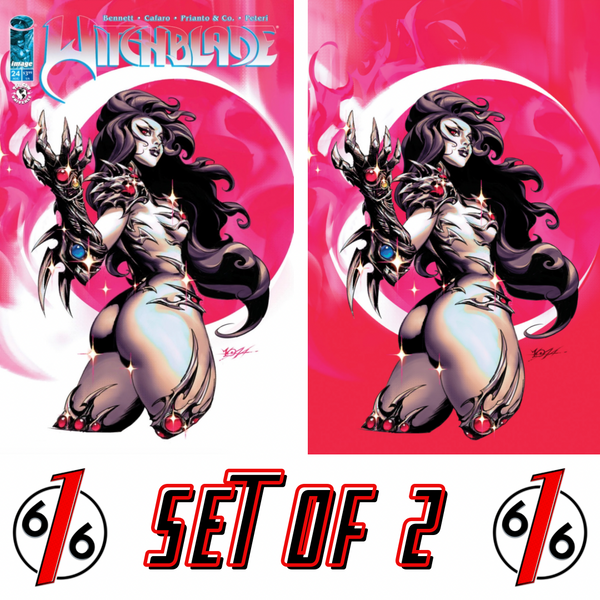 WITCHBLADE #24 YONA 616 COMICS Trade Dress & Virgin Variant AB Set LTD 500