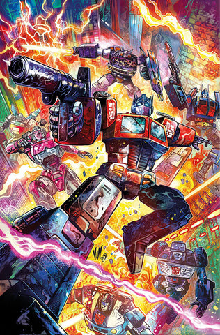 TRANSFORMERS #25 VINCENZO RICCARDI Virgin Foil Variant LTD 750