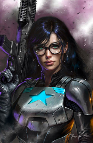 GI JOE #15 LUCIO PARRILLO 616 COMICS Virgin FOIL Variant B LTD 750