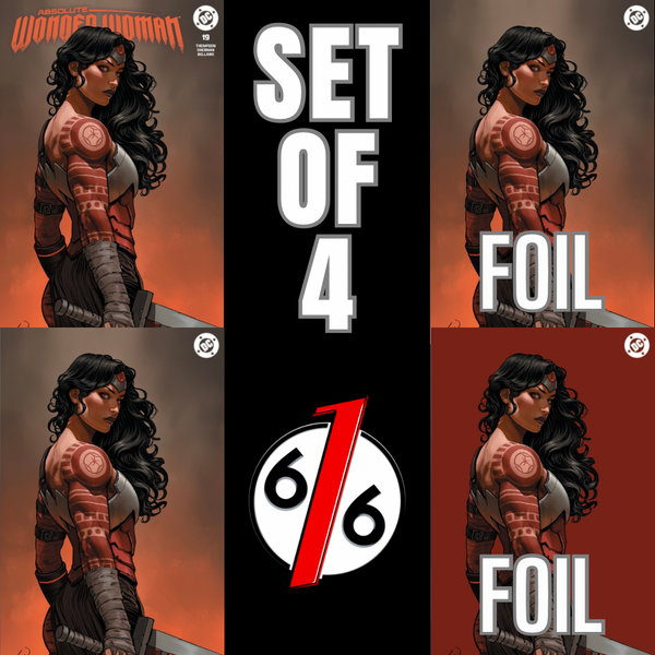 ABSOLUTE WONDER WOMAN #19 IVAN TALAVERA 616 COMICS Variant ABCD Set LTD 1000